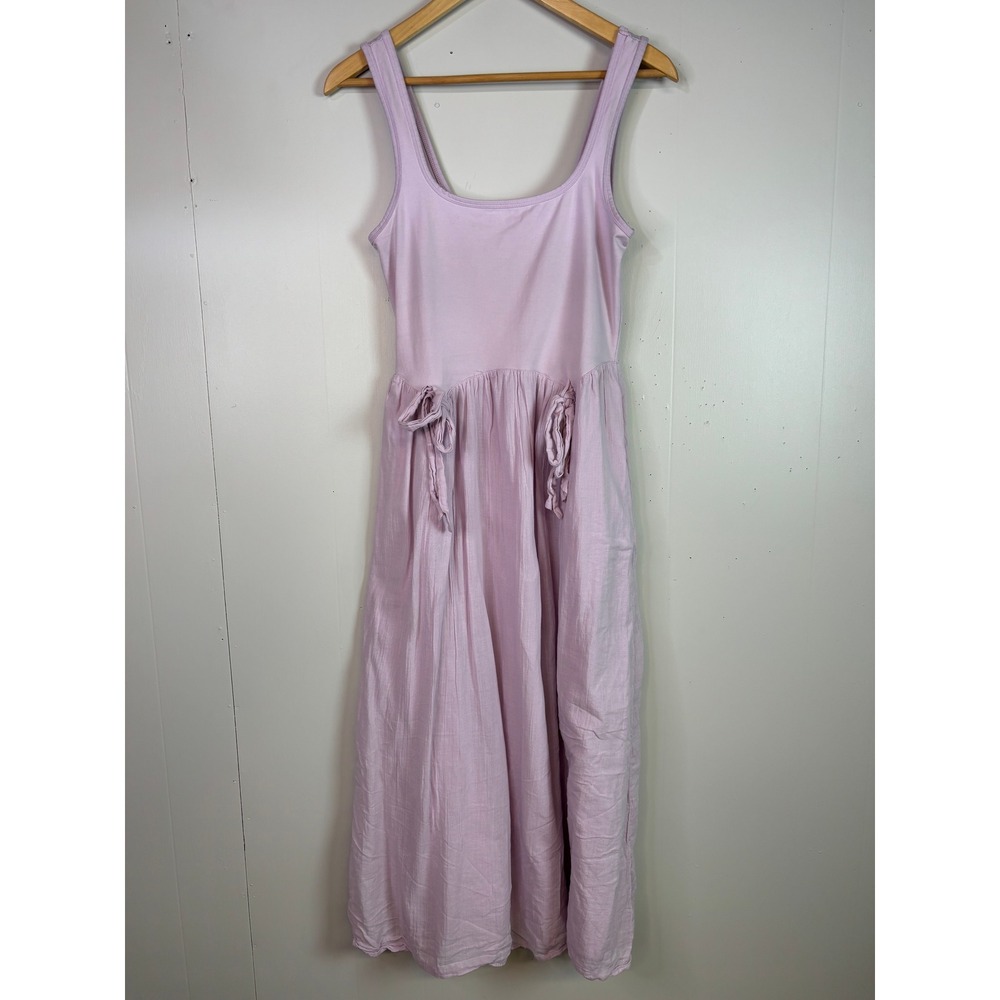 Aerie Midi Dress Small Purple Lavender Sleeveless Empire Waist Women